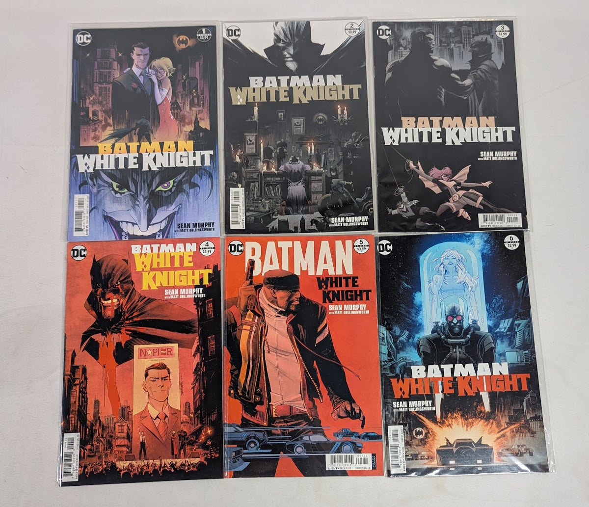 DC Comics Batman White Knight (2017) Issues 1 - 6 Comic Book Bundle