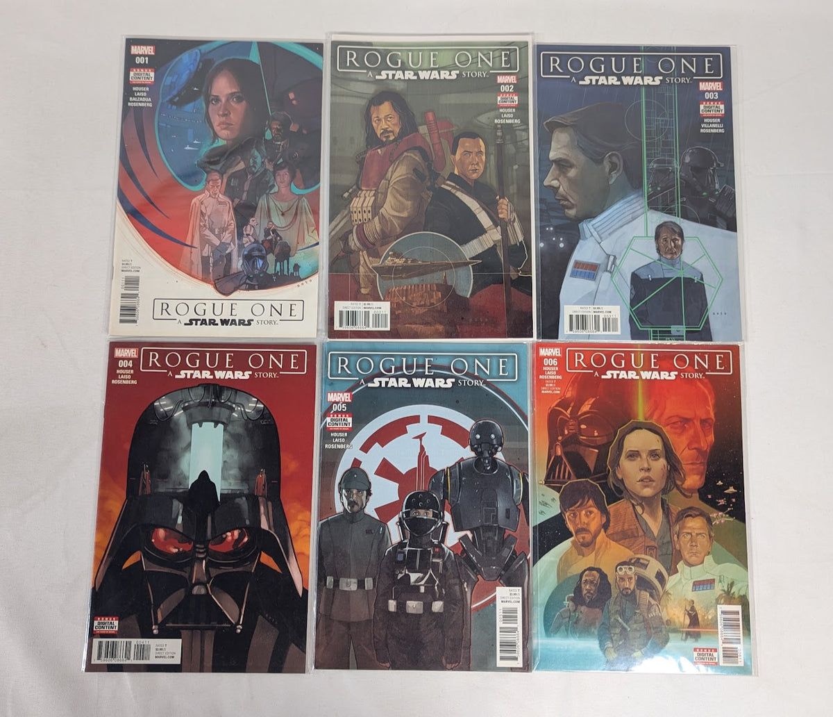 Star Wars Rogue One (2017) Issues 1 - 6 Comic Book Bundle