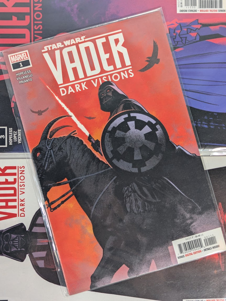 Star Wars Vader Dark Visions (2019) Issues 1 - 3 Comic Book Bundle