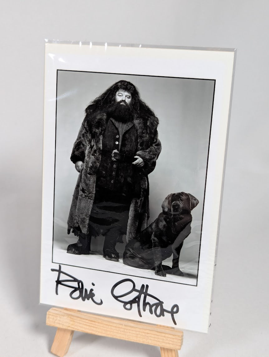 Harry Potter Hagrid 15 x 10 cm Print Signed by Robbie Coltrane (No COA)