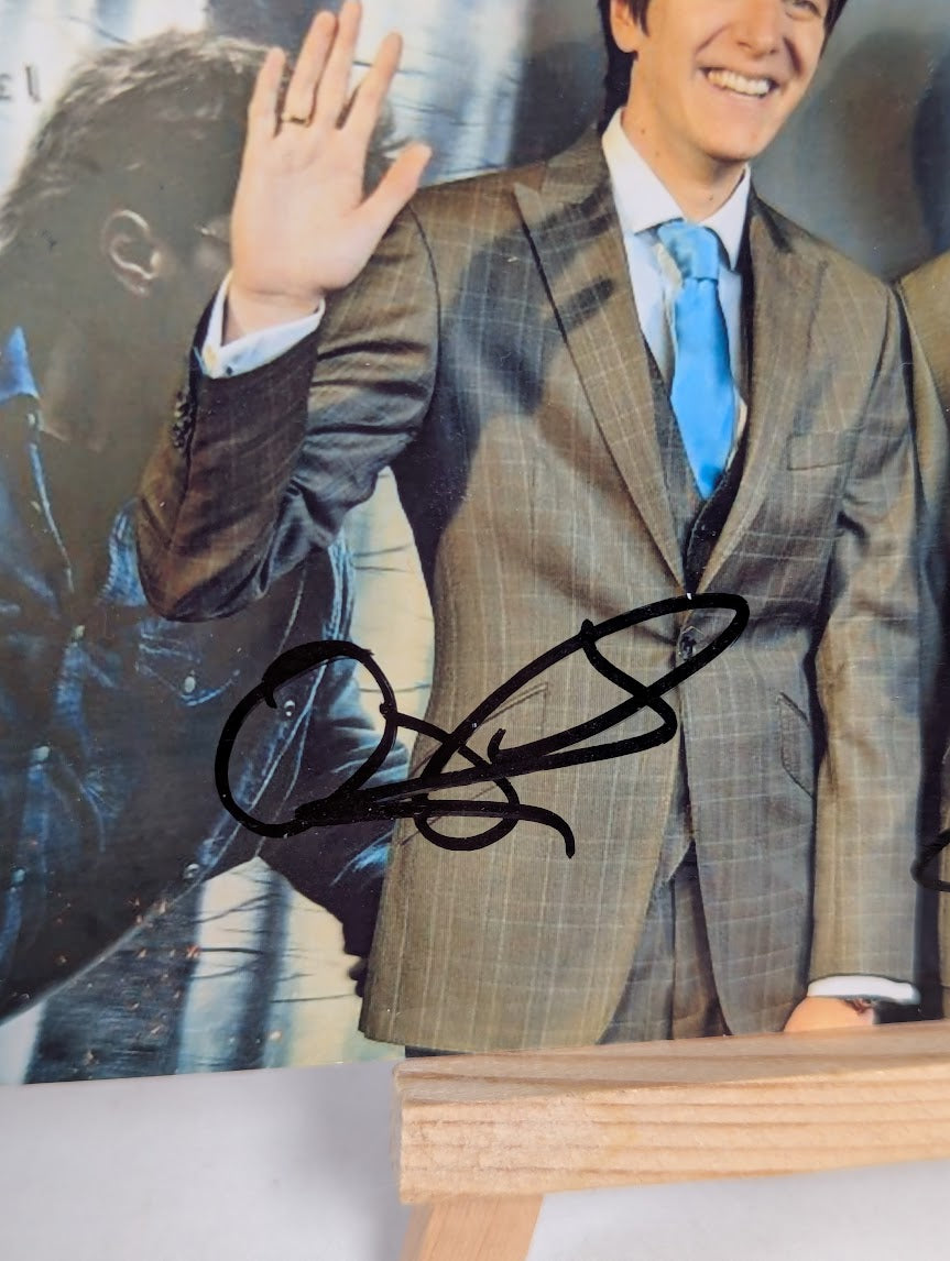 Harry Potter Fred & George Weasley 14 x 9cm Print Signed by James & Oliver Phelps (No COA)