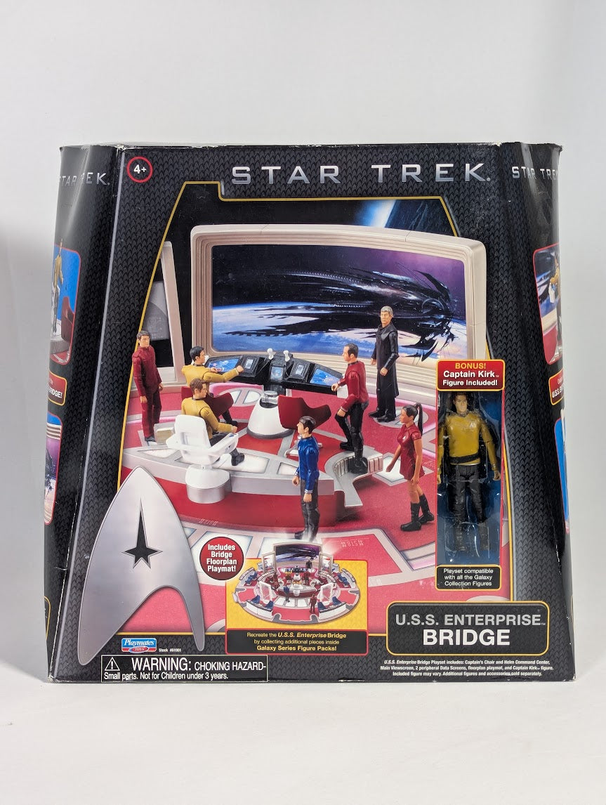 Star Trek USS Enterprise Bridge (With Captain Kirk Figure) 2009 Playmates Playset