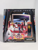 Star Trek USS Enterprise Bridge (With Captain Kirk Figure) 2009 Playmates Playset