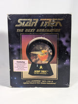 Star Trek The Next Generation USS Enterprise NCC-1701-D 1993 Lighted Musical Star Globe Halodome