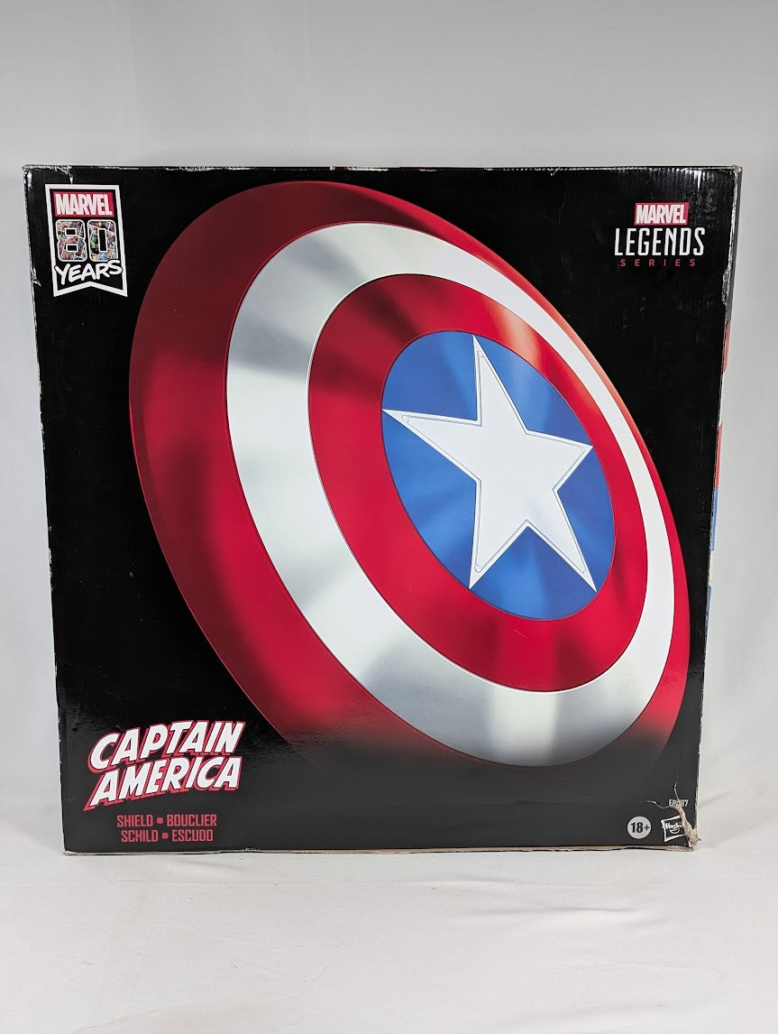 Marvel Legends 80 Years Captain America 1:1 Scale 24" 2019 Hasbro Replica Shield