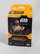 Star Wars Unlimited Jump to Lightspeed Boba Fett Spotlight Deck