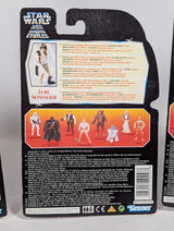 Star Wars Luke Skywalker (1995), Han Solo (1995) & Han Solo in Endor Gear (1996) Kenner Action Figure Bundle