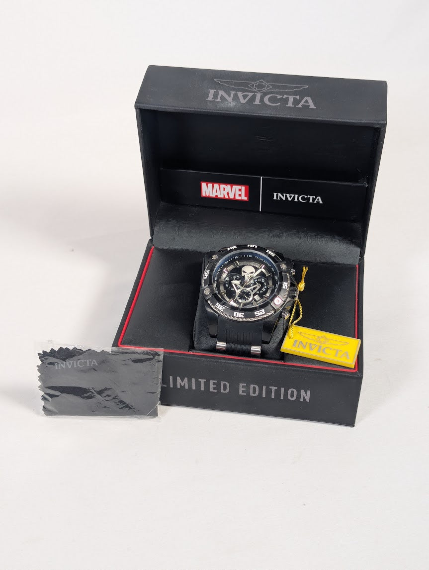 Marvel x Invicta The Punisher Limited Edition 72/4000 Watch (Model 35365)