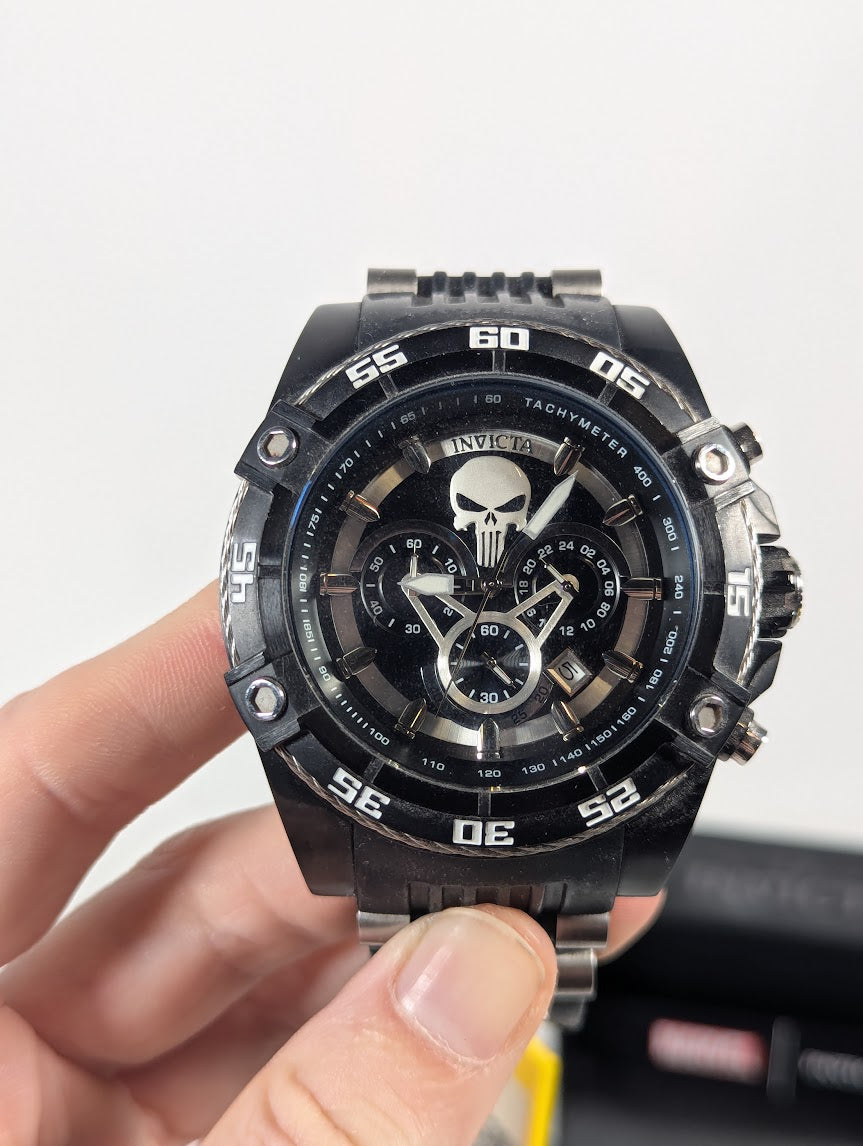 Marvel x Invicta The Punisher Limited Edition 72/4000 Watch (Model 35365)