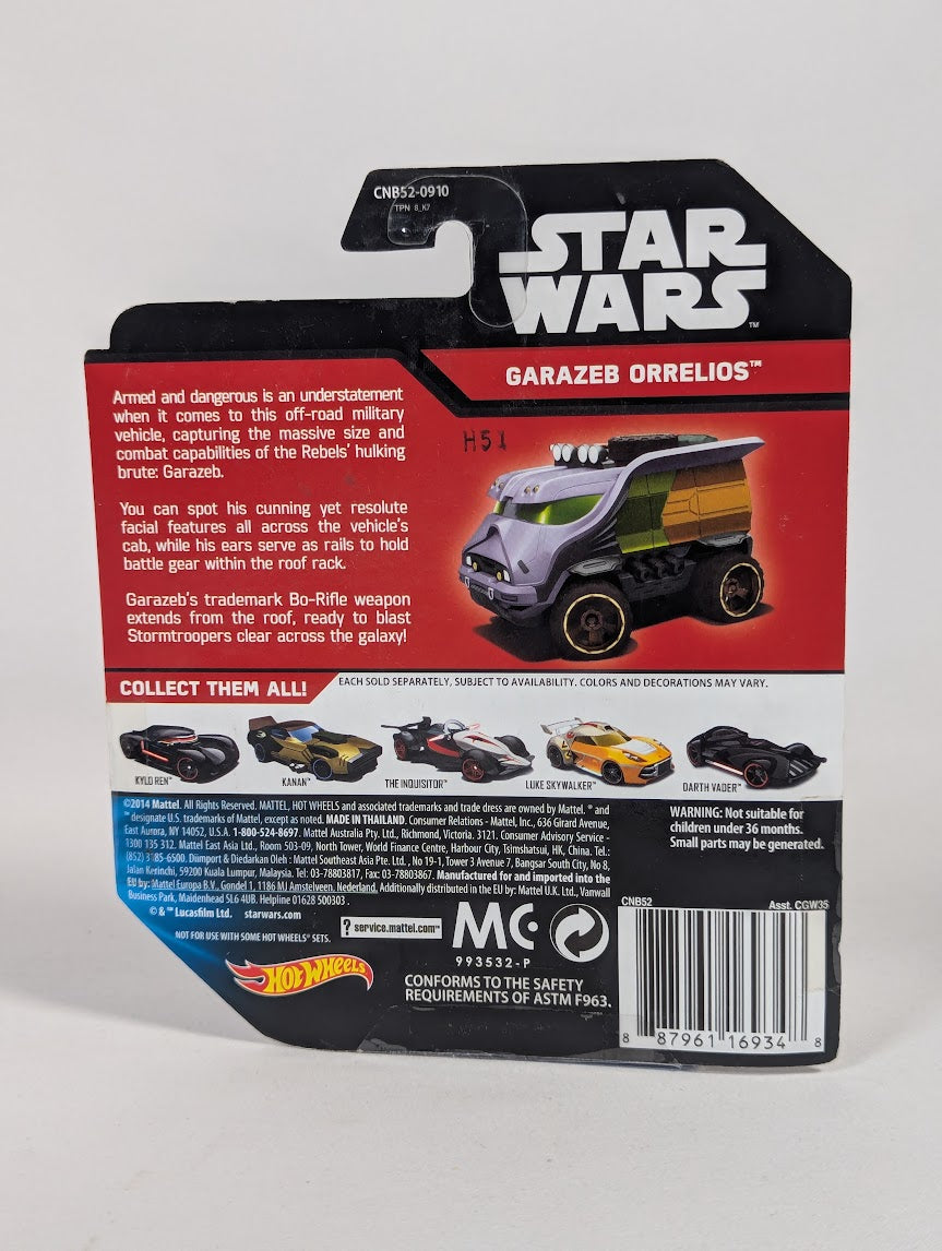 Star Wars Hot Wheels Bundle of 14 Cars / Ships
