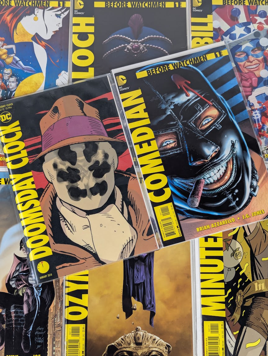 DC Comics Before Watchmen (2012) & Doomsday Clock (2017) Comic Book Bundle