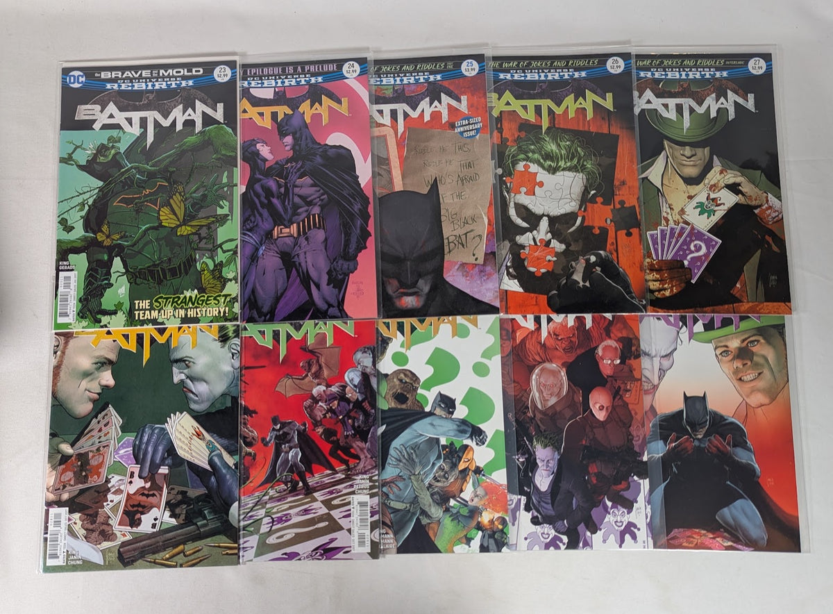 DC Comics Batman (2016) Issues 1 - 81 (Missing 21, 22, 64 & 65) Comic Book Bundle