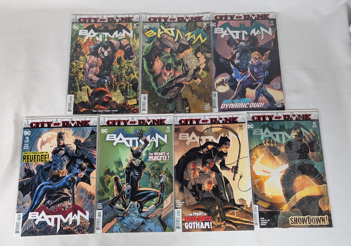 DC Comics Batman (2016) Issues 1 - 81 (Missing 21, 22, 64 & 65) Comic Book Bundle