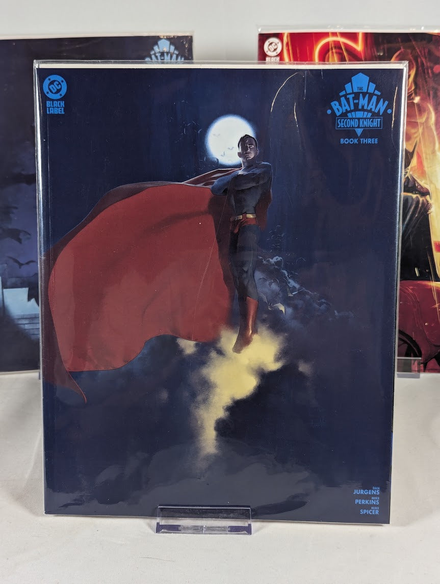 DC Comics The Bat-Man Second Knight (2025) Issues 1 - 3 Comic Book Bundle (Cover B Marc Aspinall)