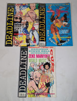 Deadline (1988) Issues 1 - 11 (First Appearance of Tank Girl) Magazine Bundle