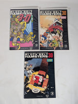 Adolescent Radioactive Black Belt Hamsters (1986) Issues 1, 3, 4, 5 & 3D Issues 1, 3, 4 Comic Bundle