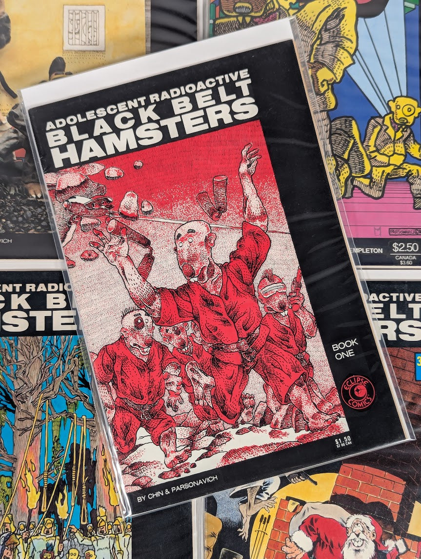 Adolescent Radioactive Black Belt Hamsters (1986) Issues 1, 3, 4, 5 & 3D Issues 1, 3, 4 Comic Bundle