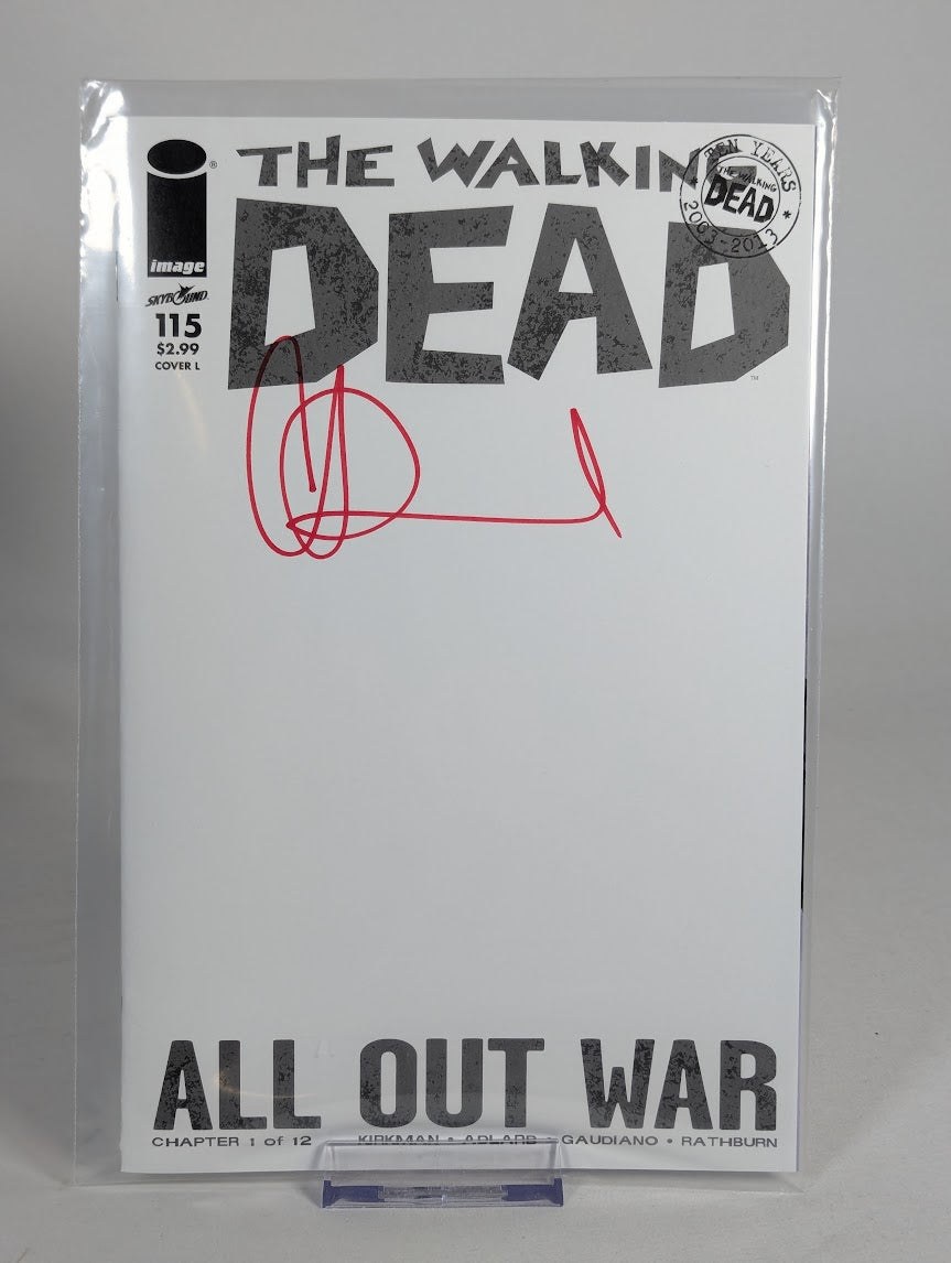 The Walking Dead 2003 - 2013 Ten Year Anniversary Charlie Adlard Signed Comic Book Box Set (Includes 14 Variant Covers) (Limited Edition 68 / 650)