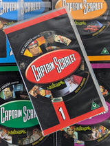 Captain Scarlet & the Mysterons Complete Set of 8 VHS Tapes (No 9th Documentary Tape)