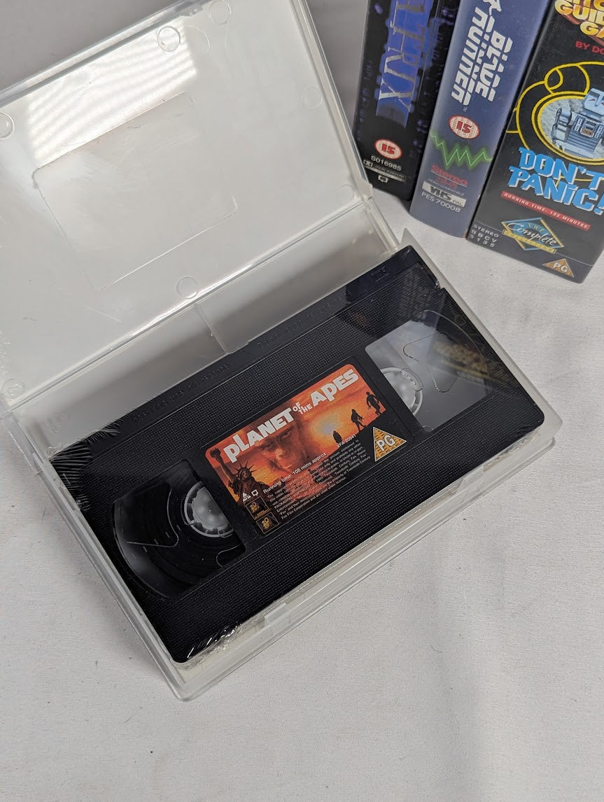 Sci-Fi Movie & TV Classics Bundle of 4 VHS Tapes