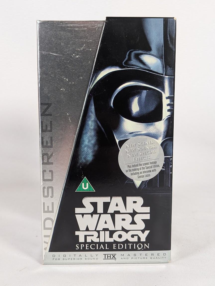 Star Wars Trilogy Special Edition (Silver) & Episode 1 + 2 Bundle of VHS Tapes