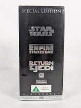 Star Wars Trilogy Special Edition (Silver) & Episode 1 + 2 Bundle of VHS Tapes