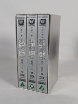 Star Wars Trilogy Special Edition (Silver) & Episode 1 + 2 Bundle of VHS Tapes