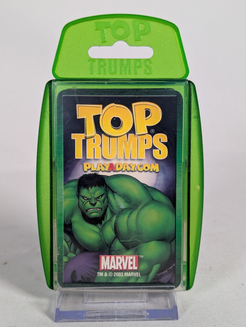 Top Trumps Marvel Comic Heroes 1 & 2 2003 Winning Moves Card Game Bundle