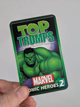 Top Trumps Marvel Comic Heroes 1 & 2 2003 Winning Moves Card Game Bundle