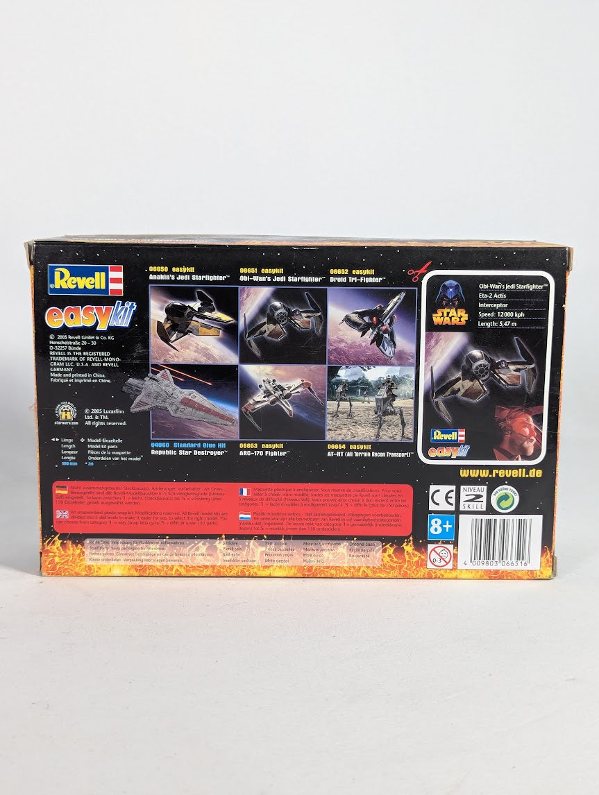 Star Wars Obi-Wan's Jedi Starfighter 2005 Revell Easykit Model Kit (06651)