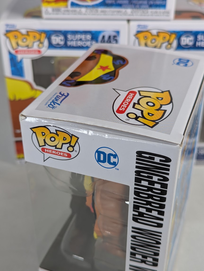 DC Comics Gingerbread Superheroes Bundle of 4 Funko Pop! Vinyl Figures