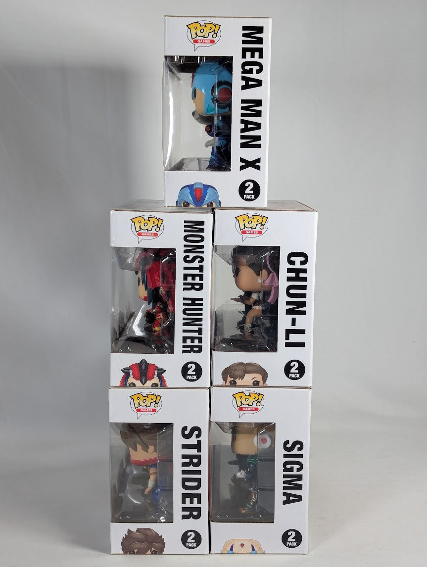 Marvel vs Capcom Infinite Gamerverse Complete Set Bundle of 5 Funko Pop! Vinyl Figure 2-Packs