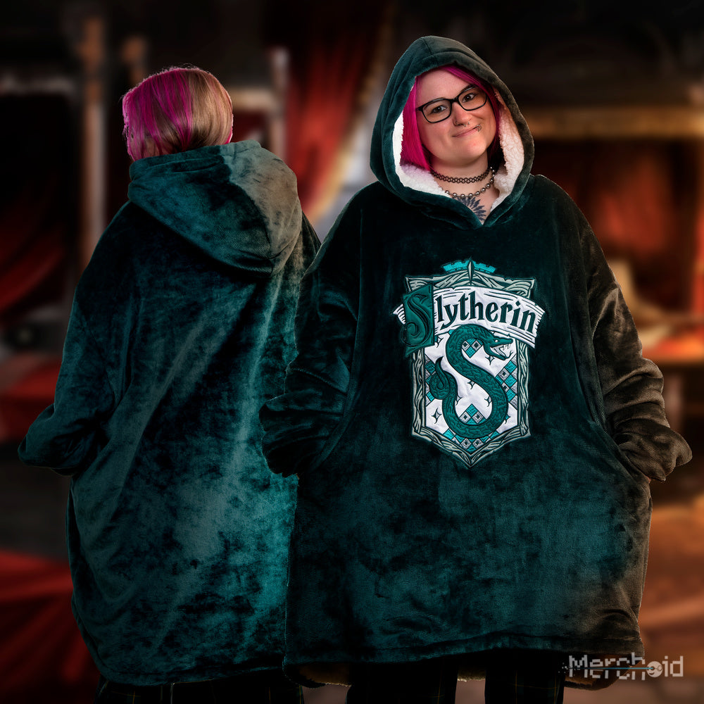 Harry Potter: Slytherin Oversized Hoodie Blanket