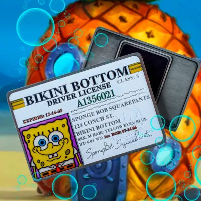 SpongeBob SquarePants Replica Driving License