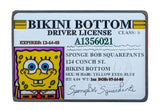 SpongeBob SquarePants Replica Driving License