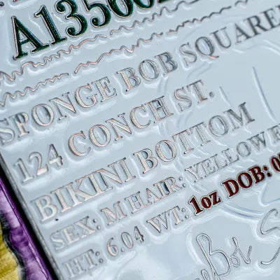 SpongeBob SquarePants Replica Driving License