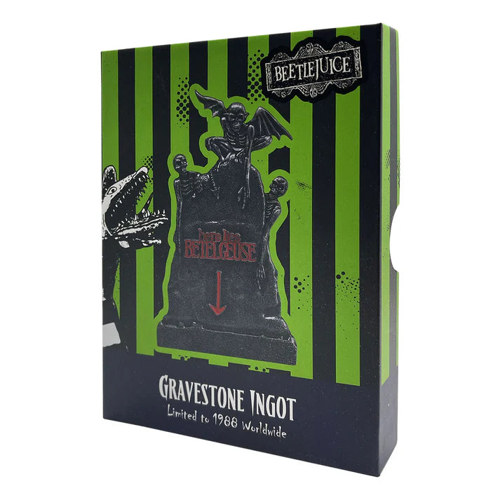 Beetlejuice Gravestone Limited Edition Ingot