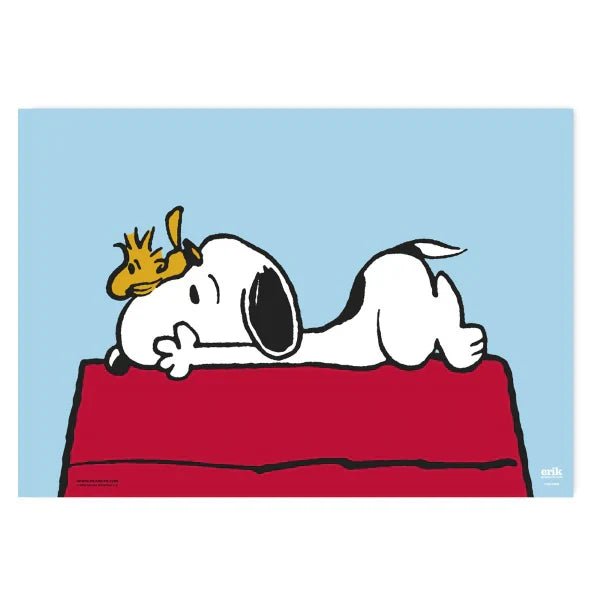 Peanuts Snoopy Dog House Laminated Desk Mat