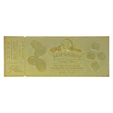 Back to the Future Limited Edition 24k Gold Plated Biff Tannen Museum Entrance Ticket