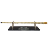 Jurassic Park Velociraptor Egg Statue & John Hammond Replica Cane Set