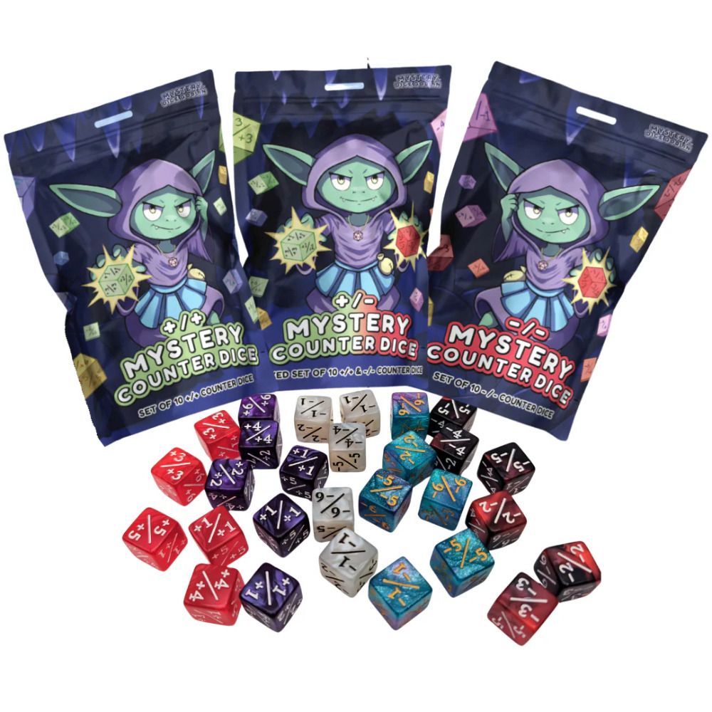Dice Mystery Bags Mixed +/-