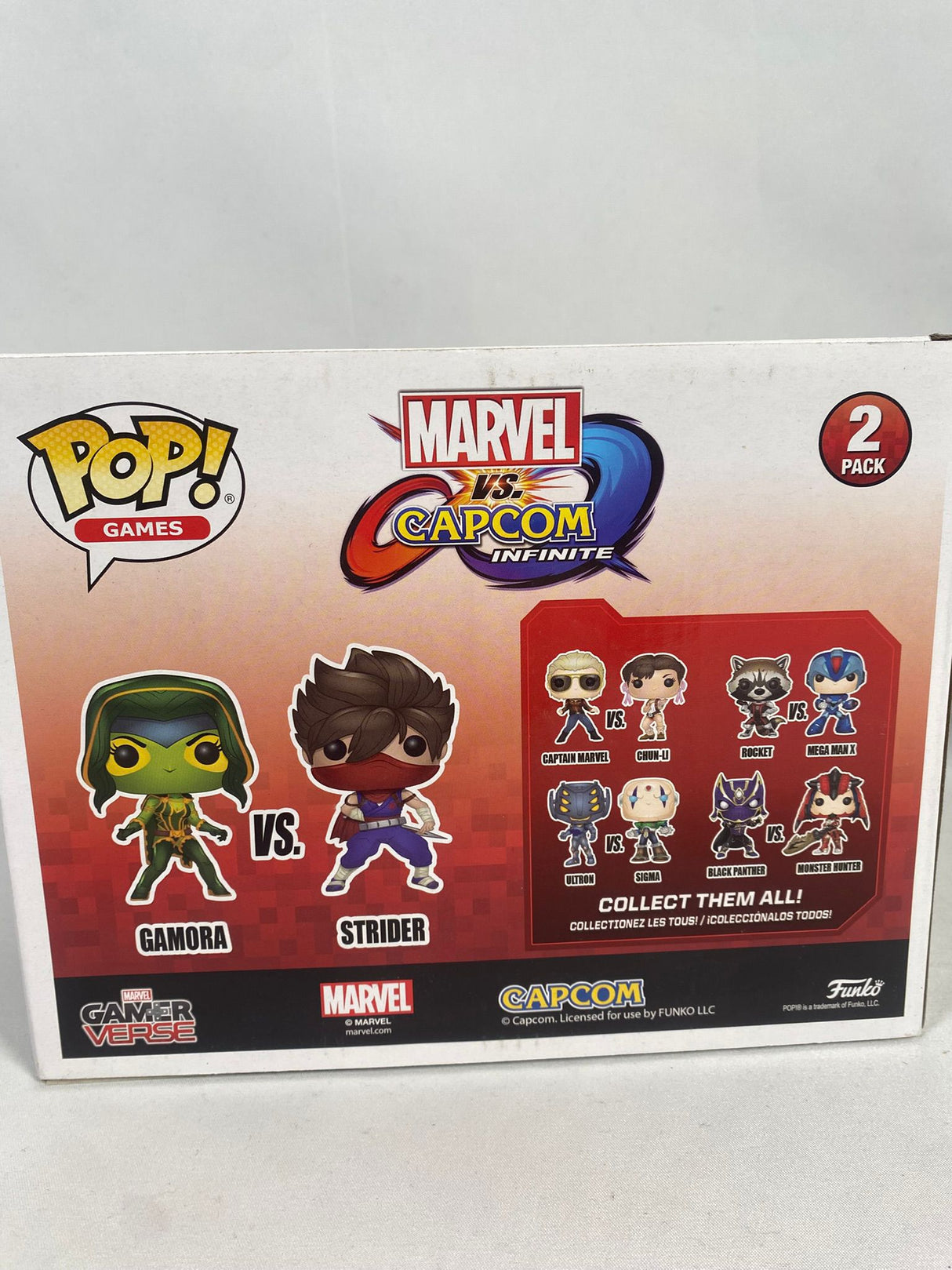 Marvel vs Capcom Funko Pop! Vinyl Figure Bundle Set of 5