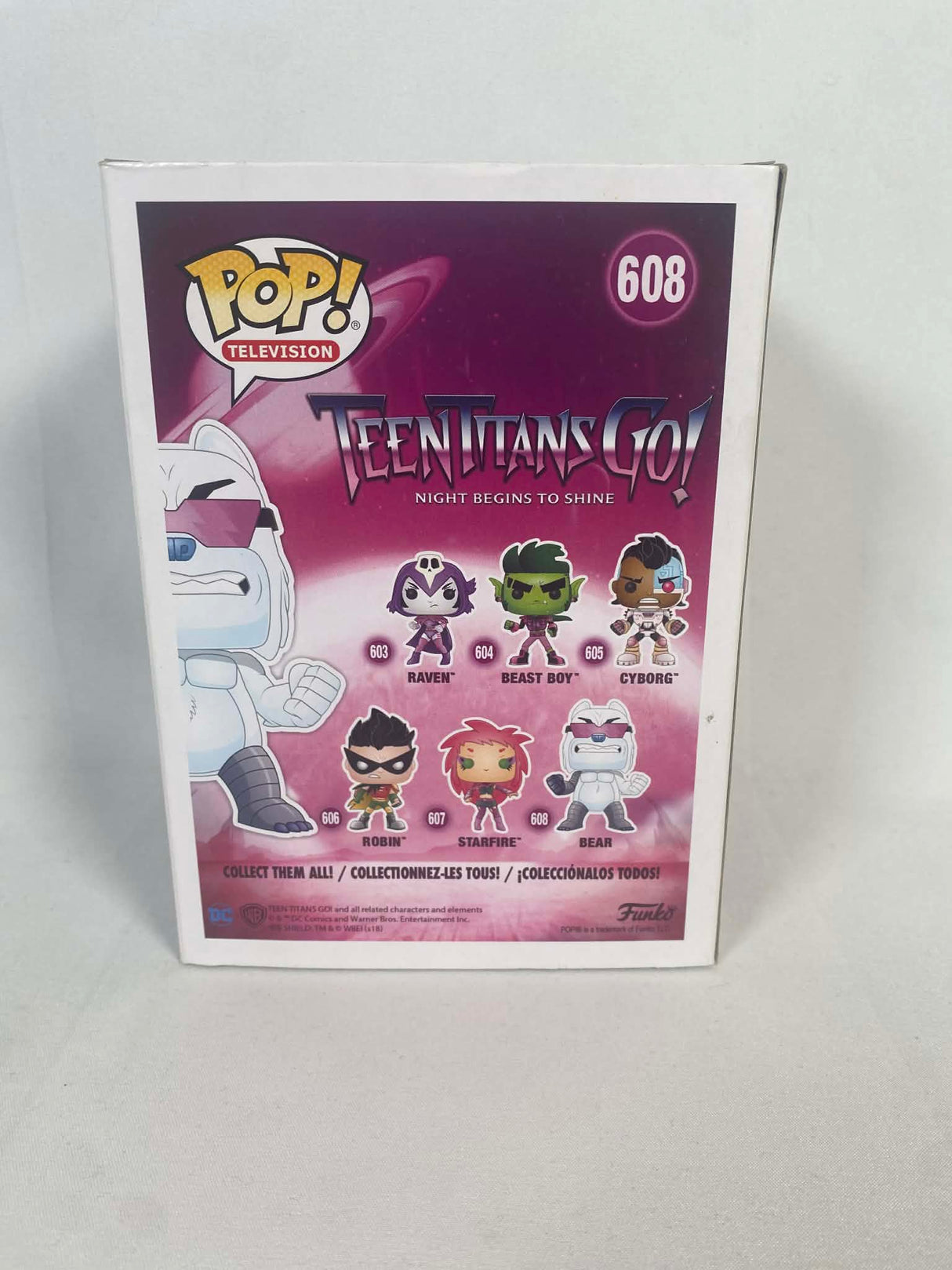 Teen Titans Go! Bear Funko Pop! Vinyl Figure #608