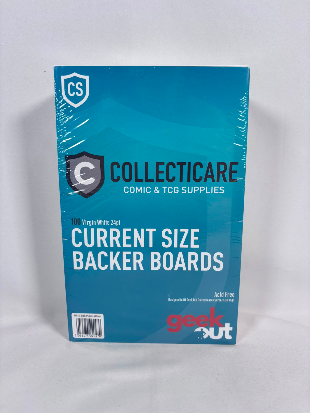 Geek Out Collecticare Current Size Comic Backer Boards (100-Pack)