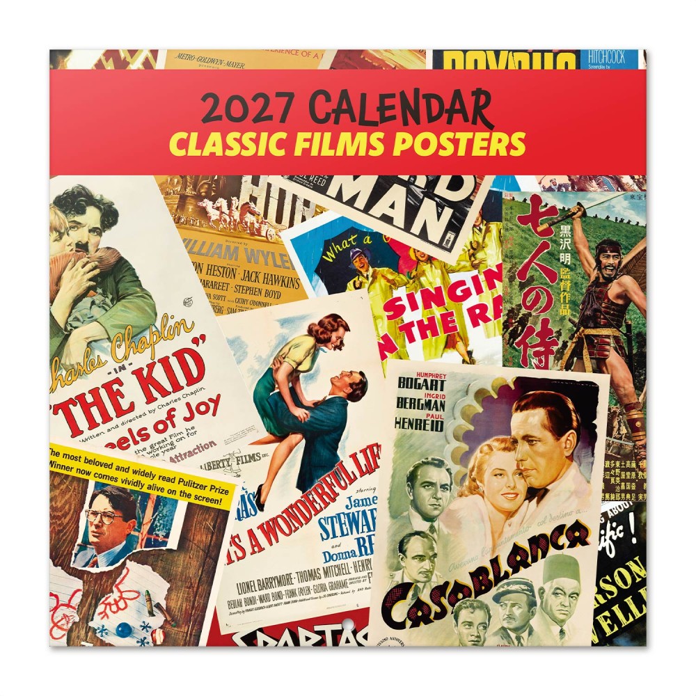 Classic Films Posters 2027 Calendar