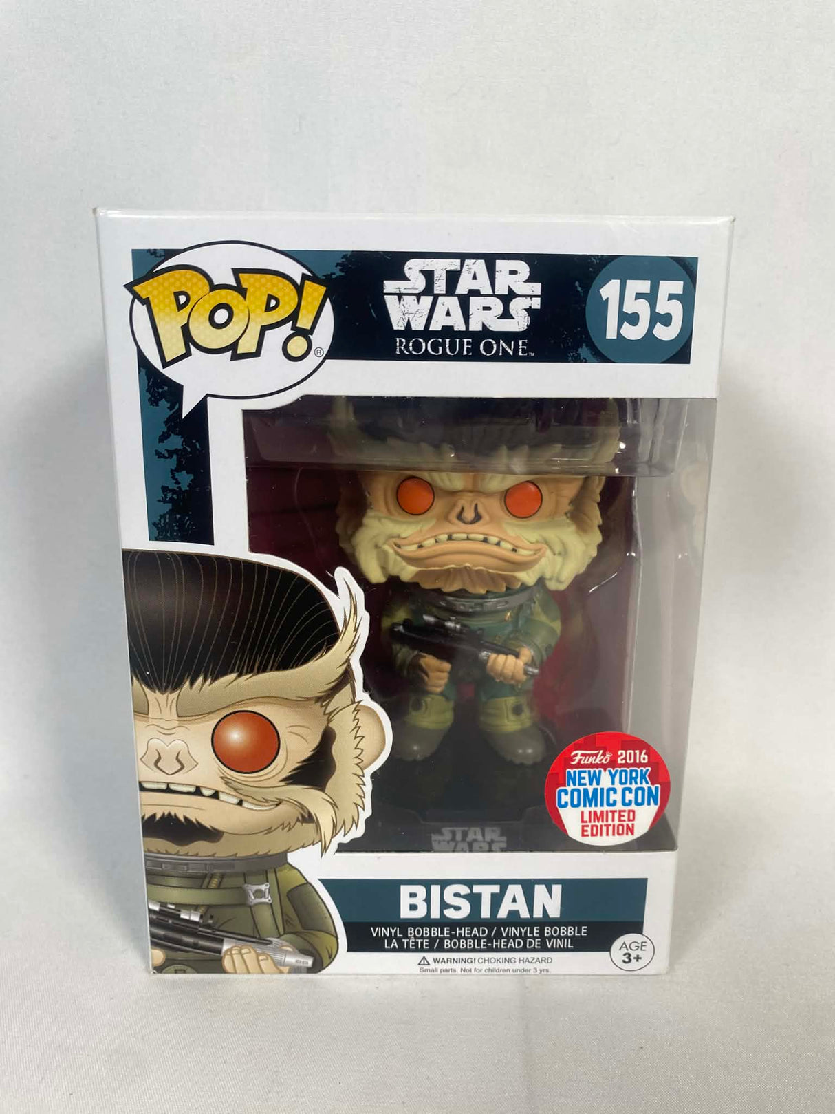 Star Wars Bistan Funko Pop! Vinyl Figure #155 (New York Comic Con Limited Ed)