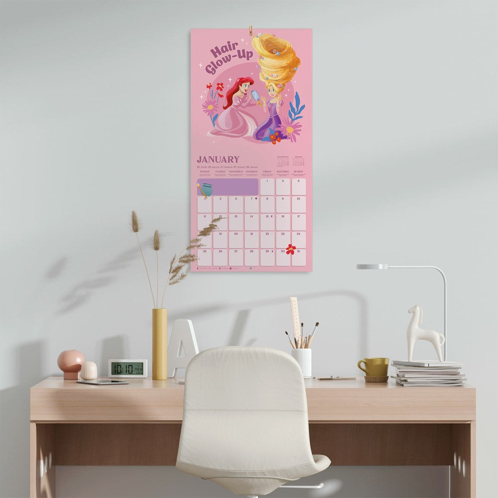 Disney Princess 2027 Calendar