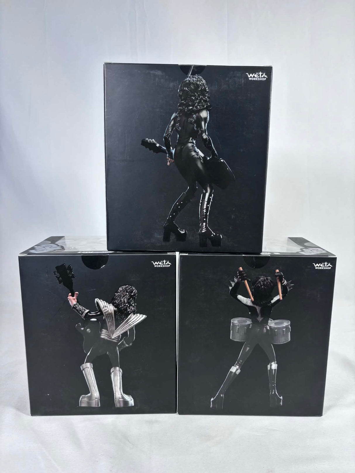 Kiss The Starchild, The Spaceman & The Catman Mini Epics Weta Workshop Bundle of 3 Figures