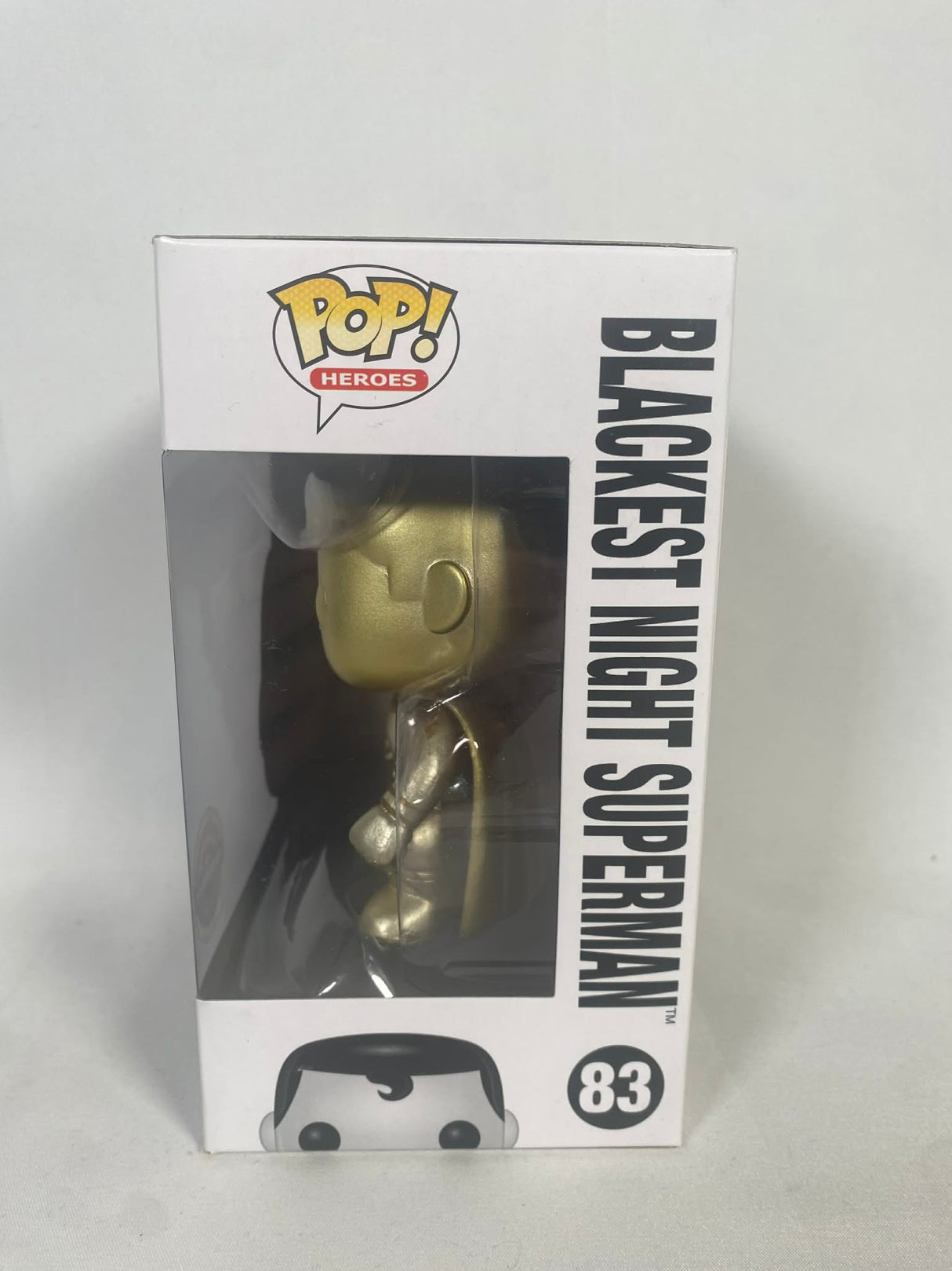 DC Comics Blackest Night Superman (Gold) (Gamestop Exclusive) Funko Pop! Vinyl Figure #83