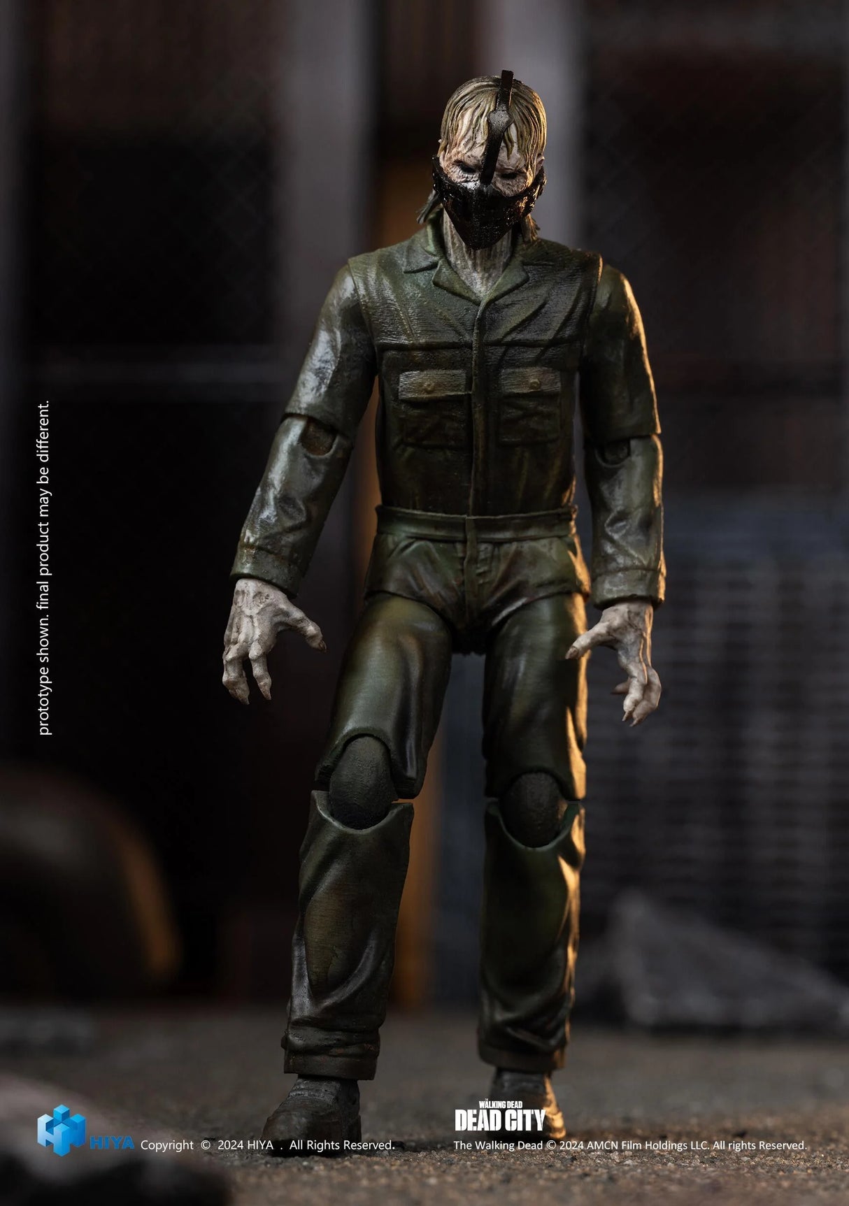 WALKING DEAD DARYL EXQ MINI DARK EYES WALKER 1/18 PX AF